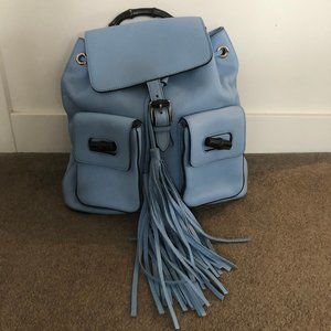 GUCCI BAMBOO LEATHER BACKPACK